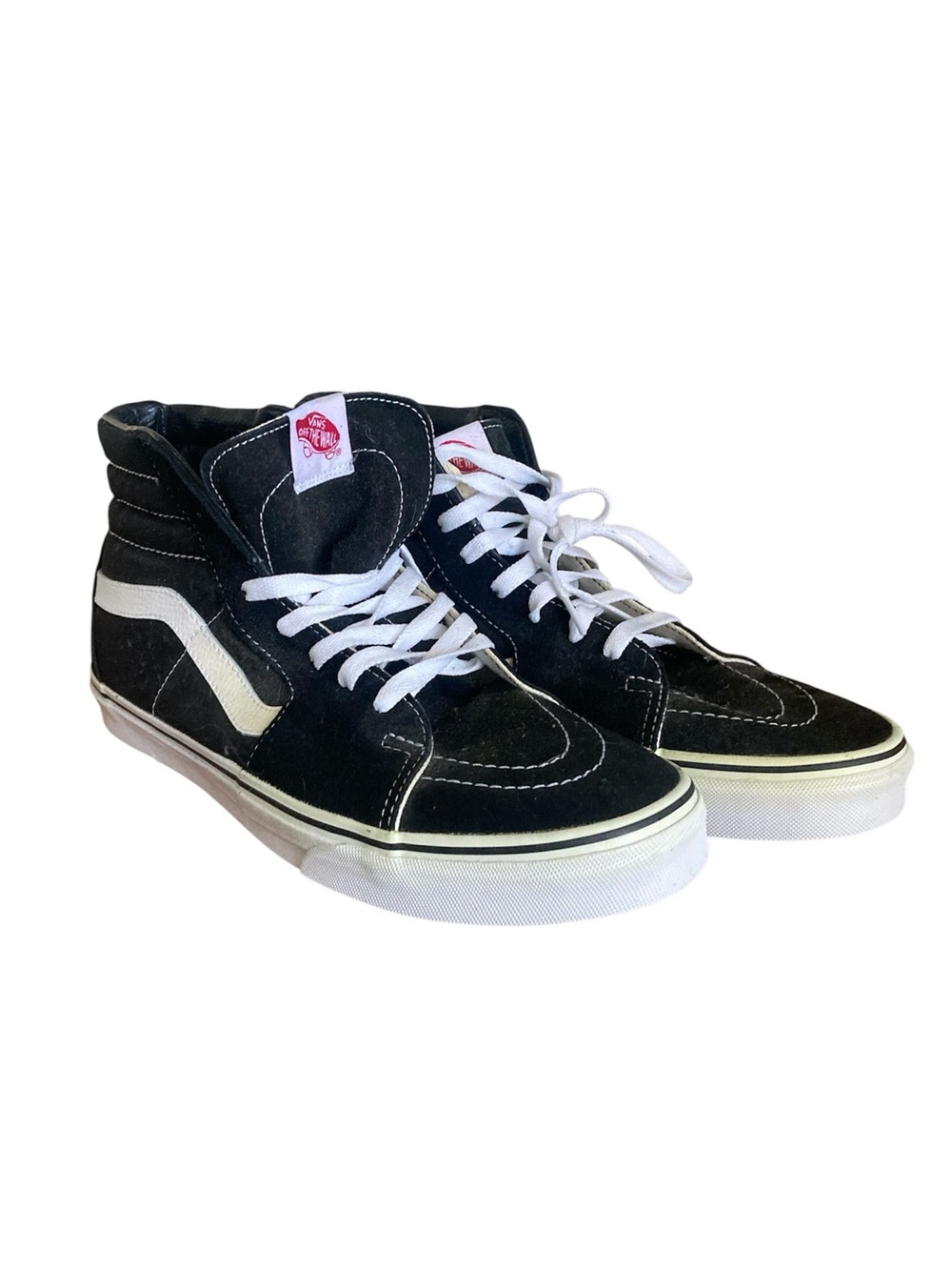 Vans Sk8-Hi Black & White Skate Shoes
